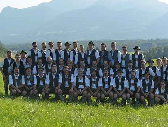 Vereinsfoto des Burschenverein Altenbeuern
