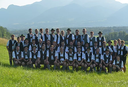 Vereinsfoto des Burschenverein Altenbeuern