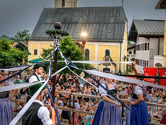 Marktbeleuchtung Bühnenprogramm