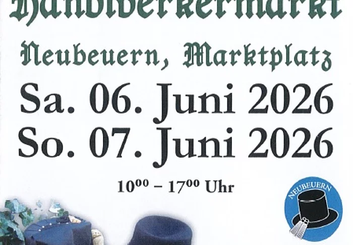 Flyer zum Trachtenmarkt am 6. und 7. Juni 2026