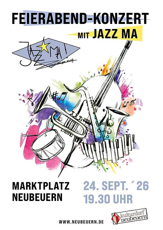 Plakat Feierabend-Konzert mit Jazz`ma