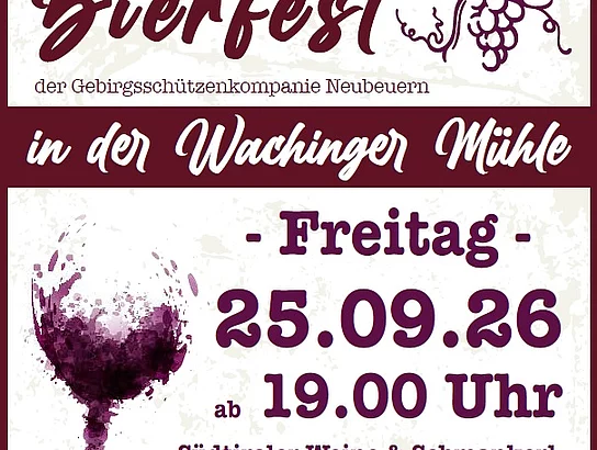 Weinfest der Gebirgsschützen in Winkl