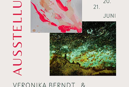 Flyer zu der Ausstellung Mixed Visions