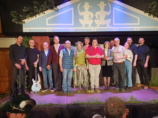 Nockherberg in Neubeuern Bild zeigt die Dartseller des Nockherbergs in Neubeuern