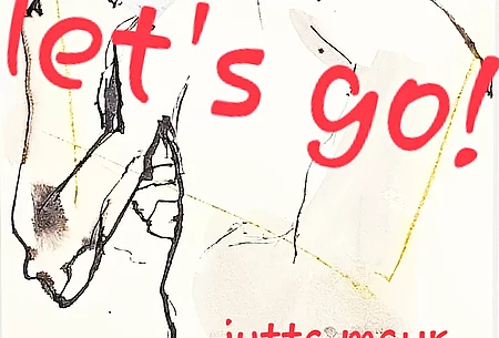 Flyer zur Ausstellung von Jutta Mayr, Hilde Manzke und Rudi Pflügl
